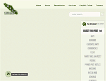 Tablet Screenshot of oldislandpestcontrol.com